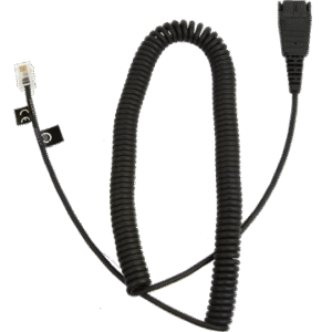 Jabra QD-RJ10, 0,5-2 m, coiled, Siemens