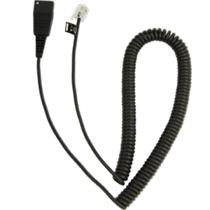 Jabra QD-RJ10, 0,5-2m, coiled - Cisco