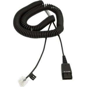 Jabra QD-RJ45, 0,5-2m, coiled - Siemens Open Stage