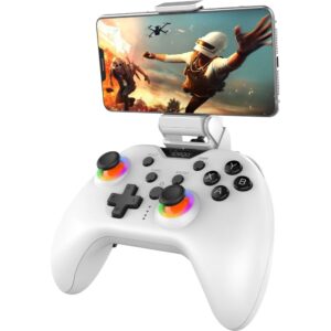 iPega 9111B Bluetooth RGB Gamepad pre Android/iOS/PS3/PS4/PC/N-Switch White