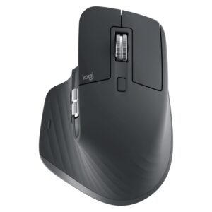 LOGITECH MX Master 3S/Kancelárska/Laserová/Pre pravákov/8 000 DPI/USB+BT/Grafitová