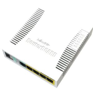Mikrotik Cloud Smart Switch CSS106-1G-4P-1S (RB260GSP), 5x 1G, 1x SFP, PoE switch