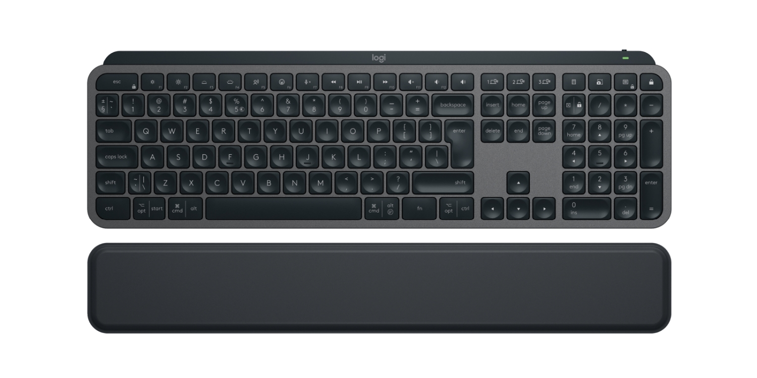 Logitech Master MX Keys S/Bezdrôtová USB + Bluetooth/US layout/Čierna