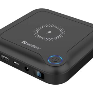 Sandberg All-in1 Laptop Powerbank 24000, čierny