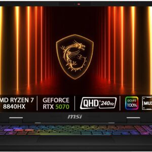 MSI Crosshair/A16 HX D8WGKG-021CZ/R7-8840HX/16"/2560x1600/32GB/1TB/RTX 5070/W11H/Gray/2R