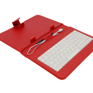 AIREN AiTab Leather Case 1 with USB Keyboard 7" RED (CZ/ SK/DE/UK/US.. layout)
