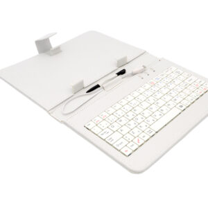 AIREN AiTab Leather Case 1 with USB Keyboard 7" WHITE (CZ/ SK/DE/UK/US.. layout)