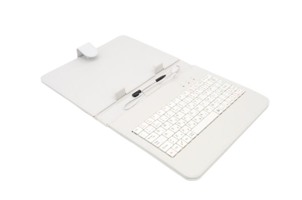AAIREN AiTab Leather Case 2 with USB Keyboard 8" WHITE (CZ/ SK/SK /DE/UK/US.. layout)
