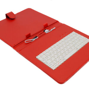 AIREN AiTab Leather Case 3 with USB Keyboard 9,7" RED (CZ/ SK/DE/UK/US.. layout)