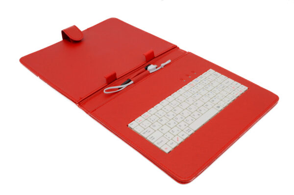 AIREN AiTab Leather Case 3 with USB Keyboard 9,7" RED (CZ/ SK/DE/UK/US.. layout)