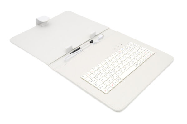 AIREN AiTab Leather Case 3 with USB Keyboard 9,7" WHITE (CZ/ SK/DE/UK/US.. layout)