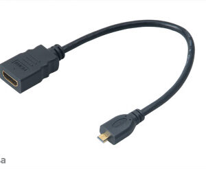 AKASA - HDMI na mikro HDMI adaptér - 25 cm