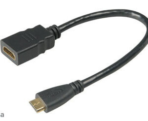AKASA - HDMI na mini HDMI adaptér - 25 cm