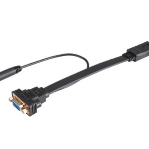 AKASA - HDMI na VGA s audio konektorom