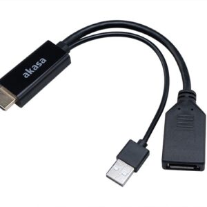 AKASA - HDMI na DP kábel