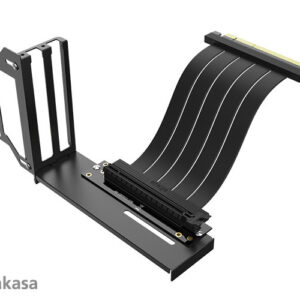 AKASA Riser black Pro, vertikálny VGA držiak