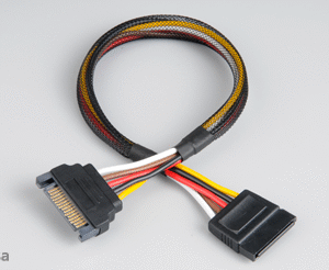 Predlžovací napájací SATA 15pin kábel - 30 cm