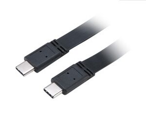 AKASA - USB 3.1 typ C na typ C kábel - 1 m slim