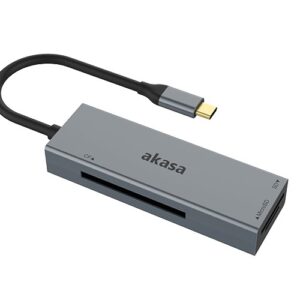 AKASA USB 3.2 Type-C čítačka kariet