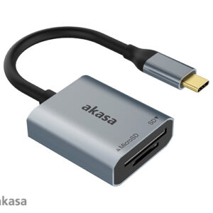 AKASA USB 3.2 Type-C Dual čítačka kariet