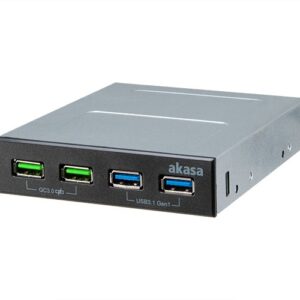 AKASA USB hub 2 x Quick Charge 3.0 + 2 x USB 3.1