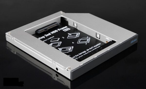 AKASA redukcia pre 2,5" HDD namiesto SATA mech. v NB