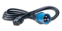 APC Power Cord, 16A, 230V, C19 to IEC 309