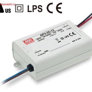 MEANWELL - APV-25-12 - napájací zdroj 12V 25W