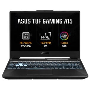 ASUS TUF Gaming A15/FA506NC/R5-7535HS/15,6"/FHD/16GB/512GB SSD/RTX 3050/W11H/Black/2R