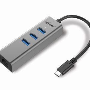i-tec USB-C Metal HUB 3 Port + Gigabit Ethernet
