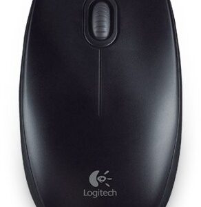 Logitech B100/Kancelárska/Optická/800 DPI/Drôtová USB/Čierna