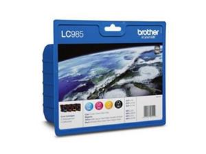 LC-985 VALBP (atrament multipack-čierna+tri farby)