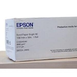 EPSON Bond Paper Bright 90, 1067mm x 50m