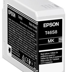 Epson Singlepack Matte Black T46S8 Ultrachrome