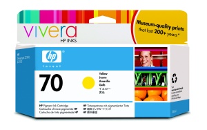 HP no 70 žltá atramentová kazeta, C9454A