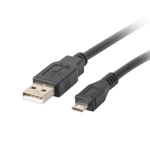 LANBERG Kábel USB 2.0 AM/Micro, 1m, čierny