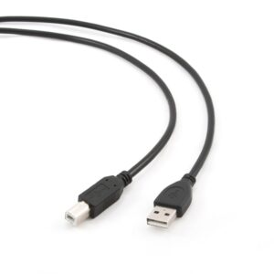 USB kábel typu AB, dĺžka 1,8m HQ čierny