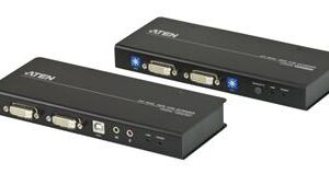 ATEN Extender PC-konzola Dual DVI až 60m, USB