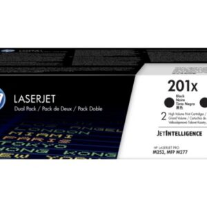 HP 201X tlačová kazeta čierna veľká, CF400XD -2 pack