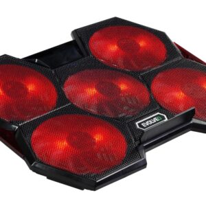 EVOLVEO Ania 14, chladiaci podstavec pre notebook, červené podsvietenie