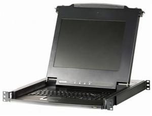 ATEN 17" šuplík do racku,16port KVM,USB+PS/2,touch
