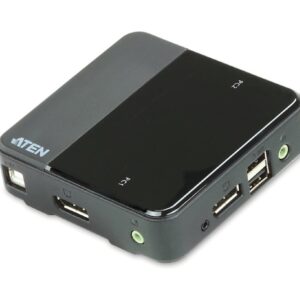 ATEN 2 port DisplayPort KVM USB, audio, vrátane kab