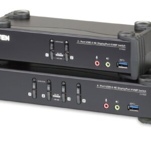 ATEN 2-port 4K DisplayPort KVMP USB3.0, audio