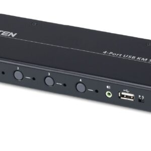 ATEN 4-port KM USB, audio, iba klávesnica a myš