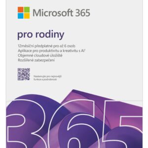 Microsoft 365 Family FY25H2 Mac/Win, 1 Rok, CZ