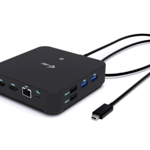 i-tec USB-C DP Dual HDMI Docking Station, Power Delivery 100W
