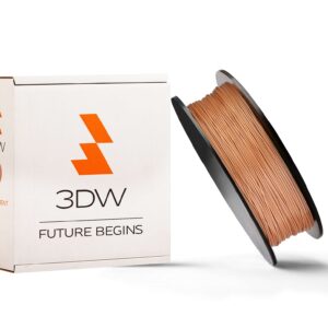 3DW - ABS filament 1,75mm bronzová, 1kg, tlač 200-230°C