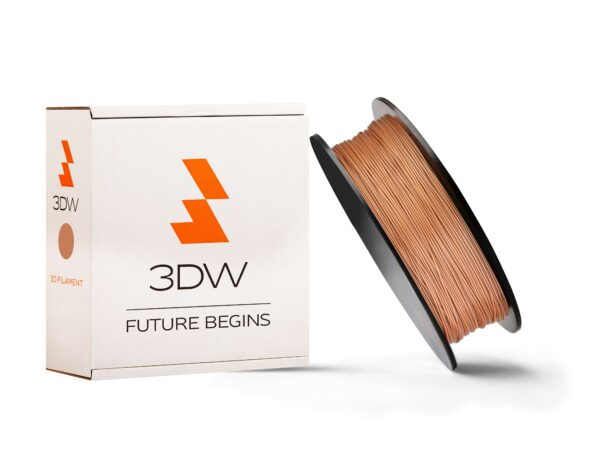 3DW - ABS filament 1,75mm bronzová, 1kg, tlač 200-230°C