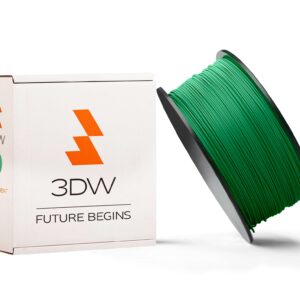 3DW - PLA filament 1,75mm zelená, 1kg, tlač 190-210°C
