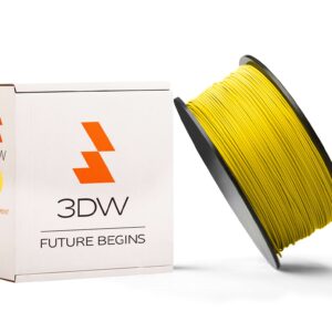 3DW - PLA filament 1,75mm žltá, 0,5kg, tlač 190-210°C